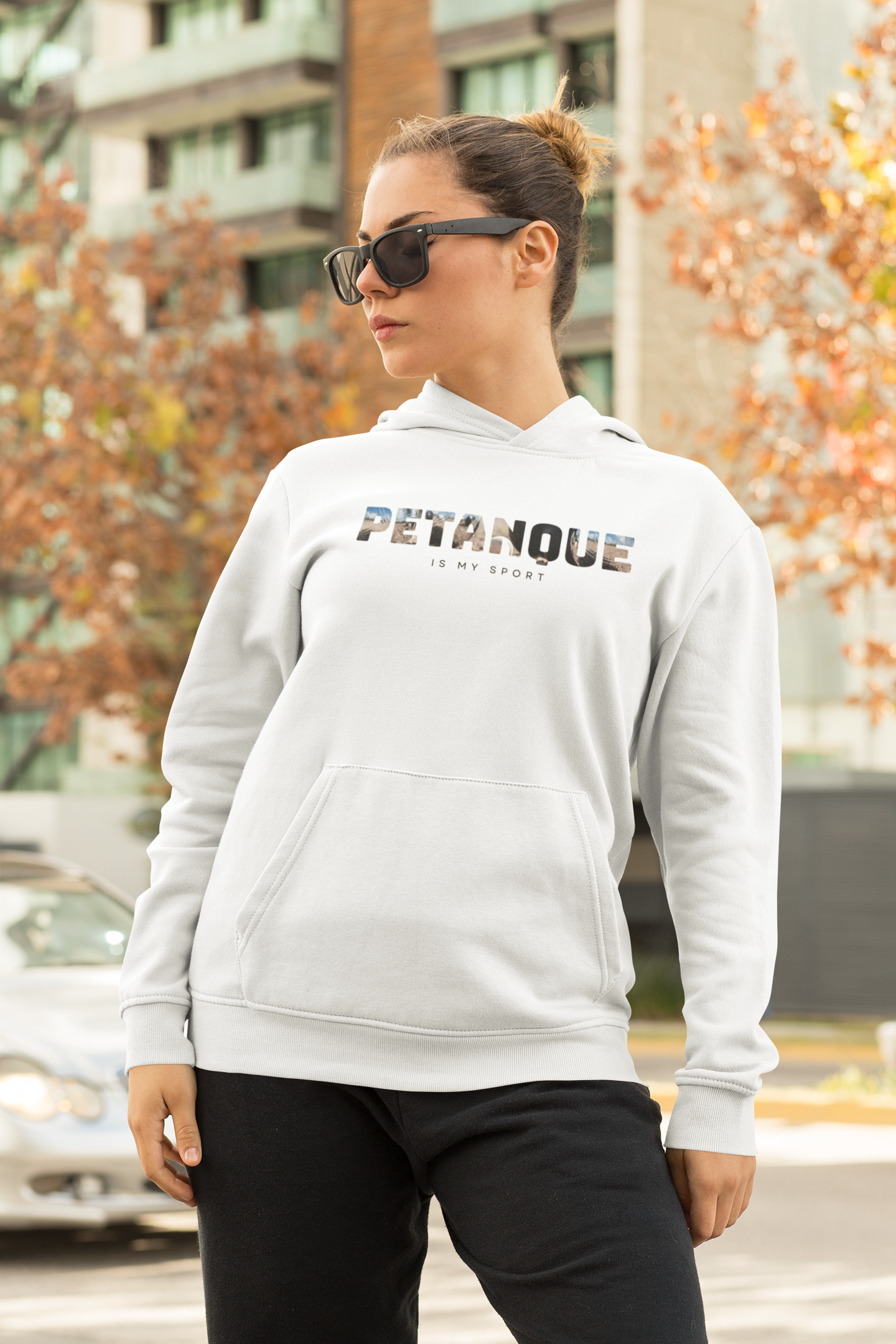 sudadera blanco mujer
