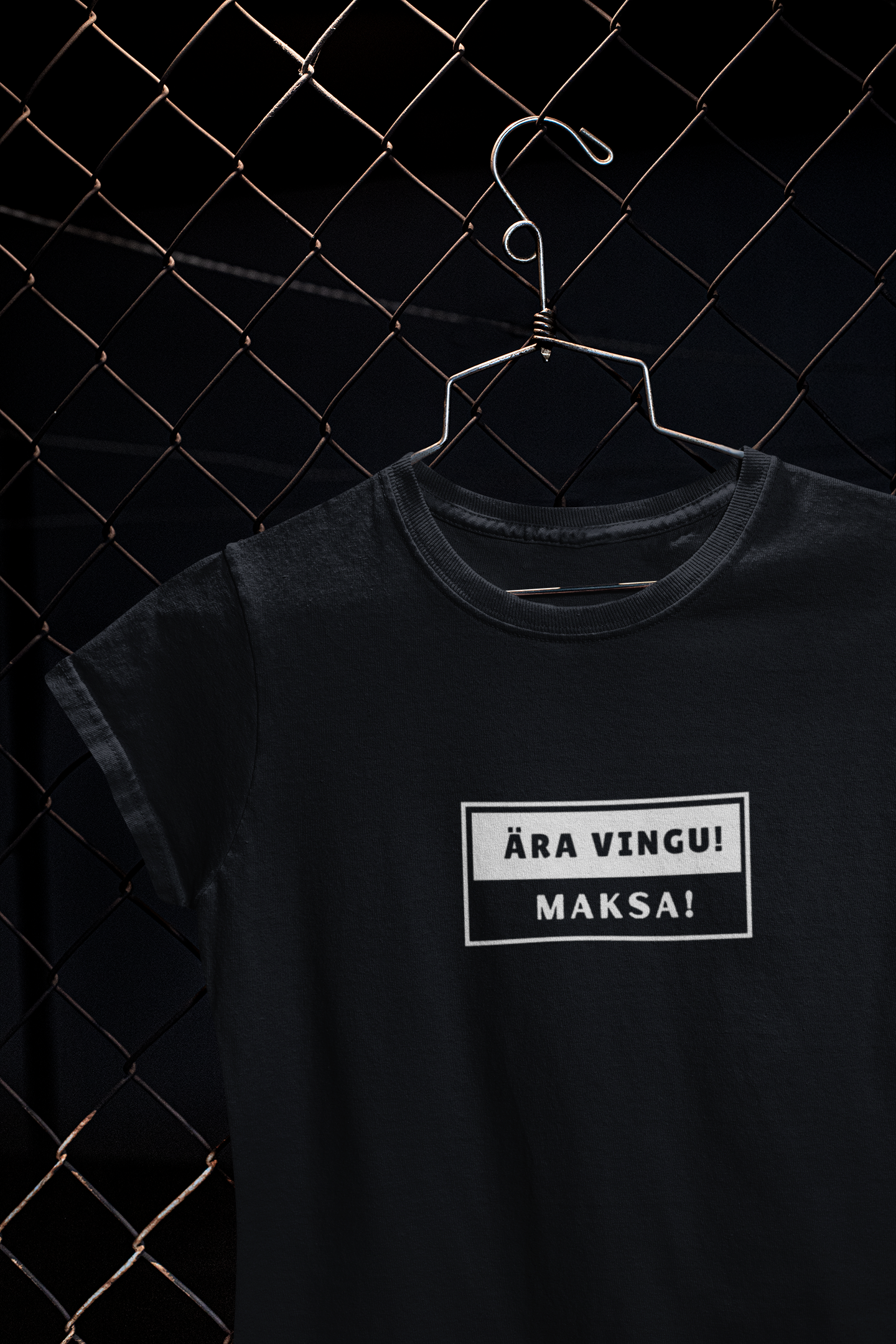 T-shirt "Ära vingu! Maksa!"