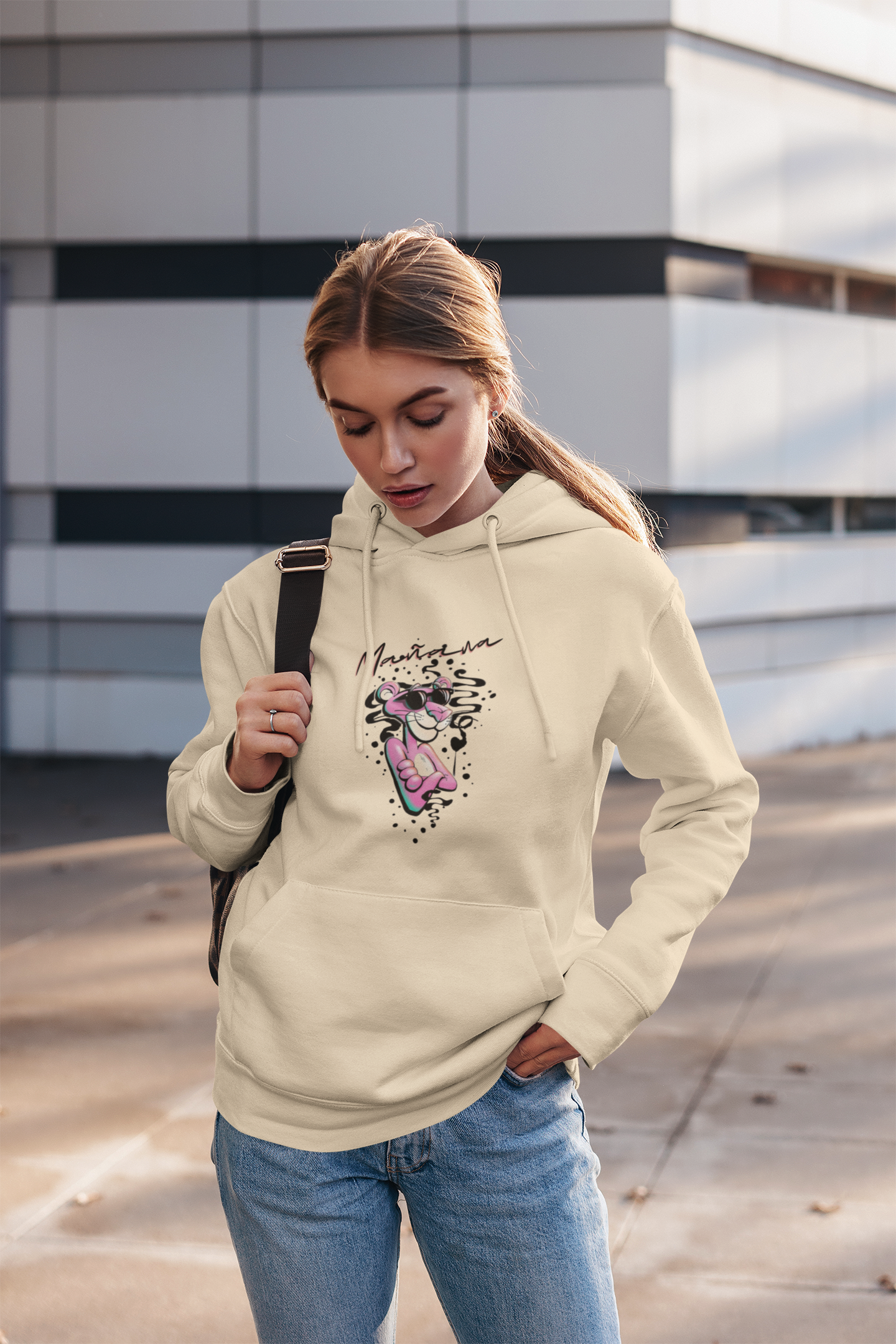 pink panter hoodie women