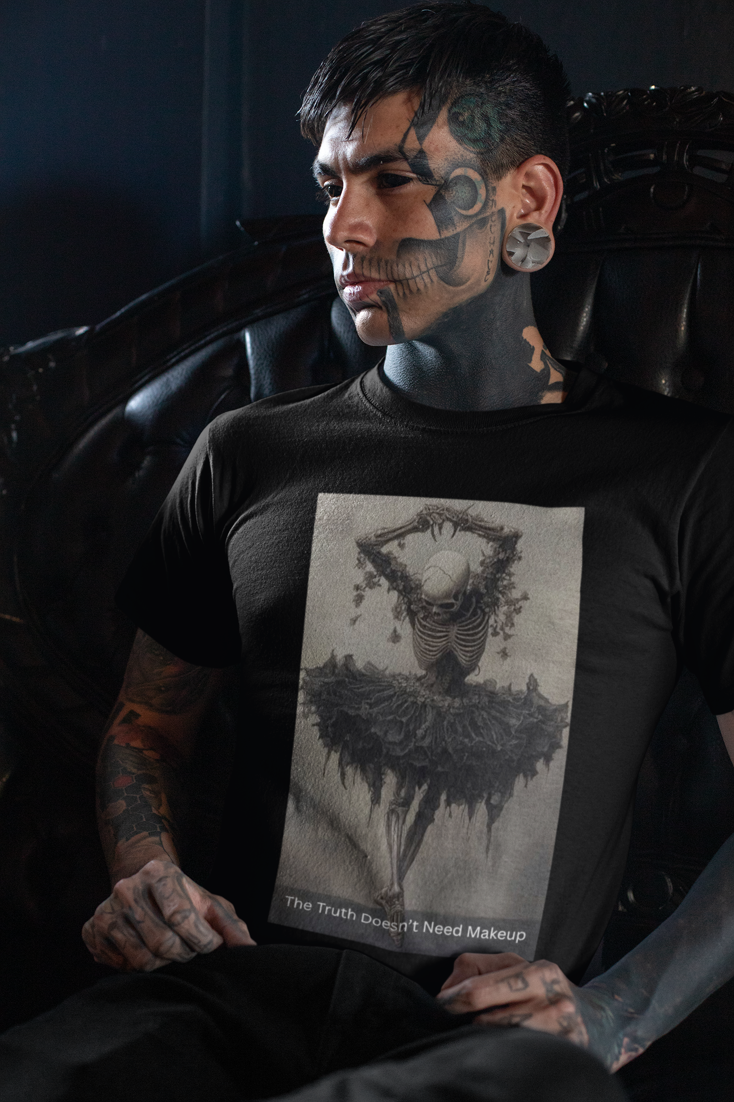 camiseta T-shirt balerina skeleton