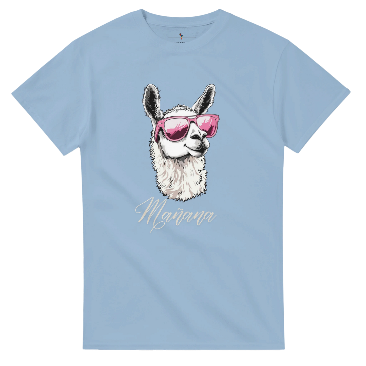 camiseta alpaca azul