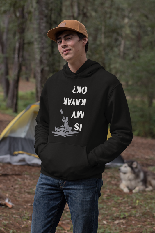 Sudadera con capucha "¿Está bien mi kayak?"