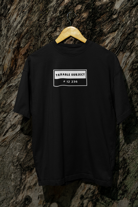 T-shirt "Taxable subject"